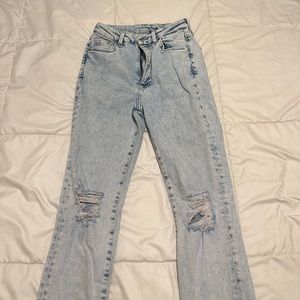 Rock Washed Ripped Skinny Jeans